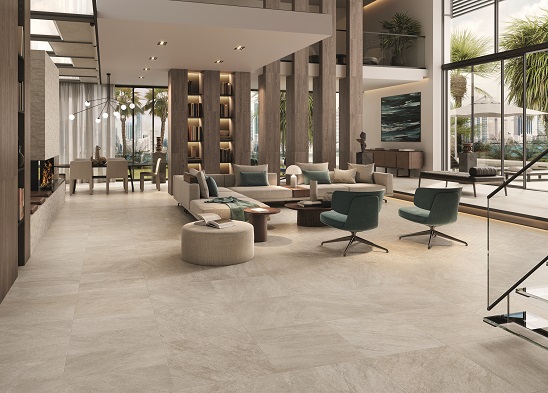 Landmark Porcelain tiles: maximum freedom for your interior projects.