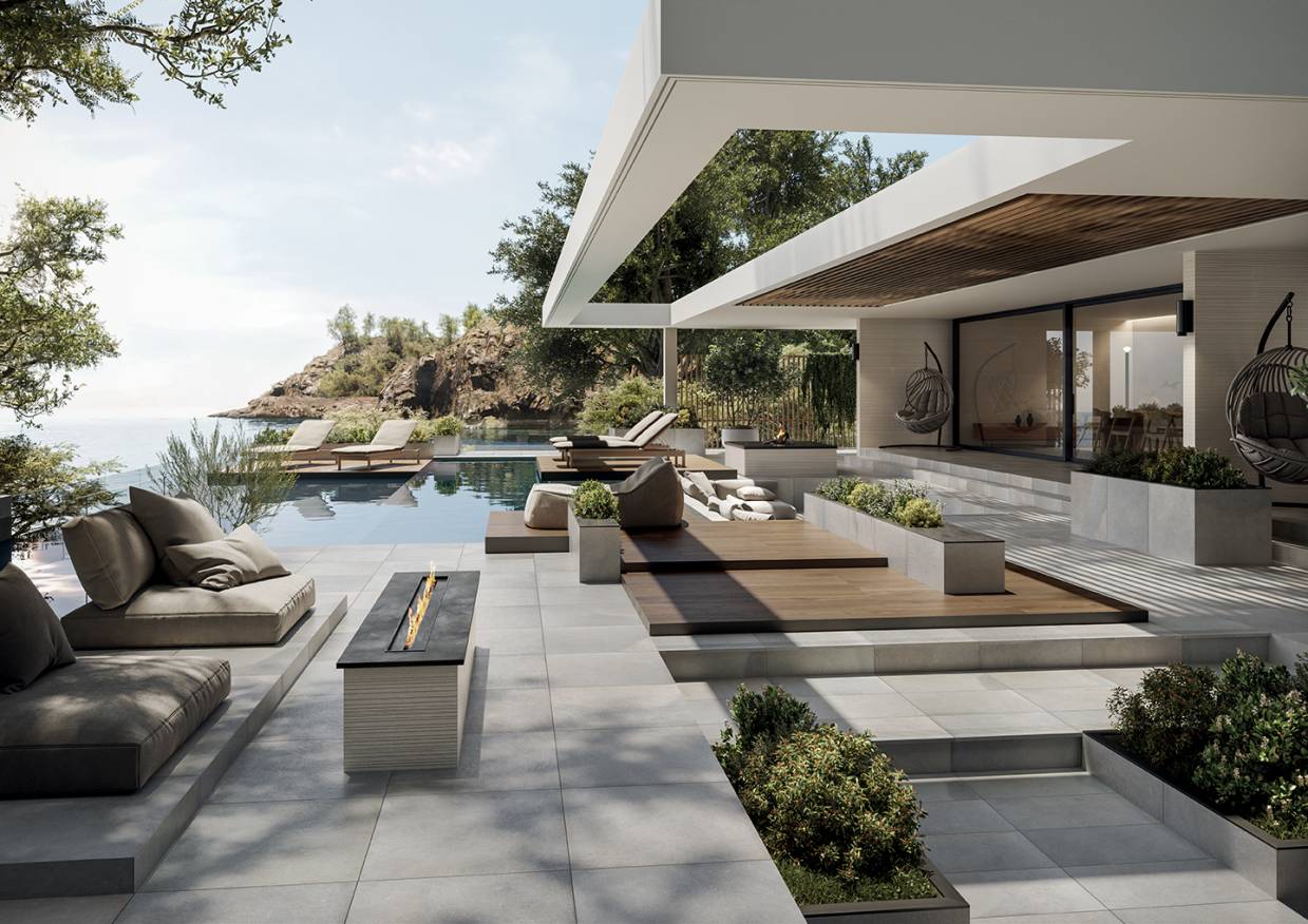 Landmark Porcelain pavers: performance, functionality and aesthetics.