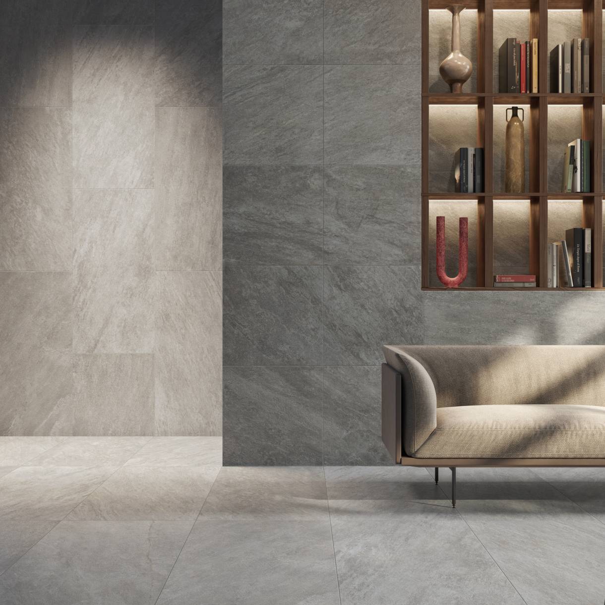 Landmark Porcelain tiles: maximum freedom for your interior projects.