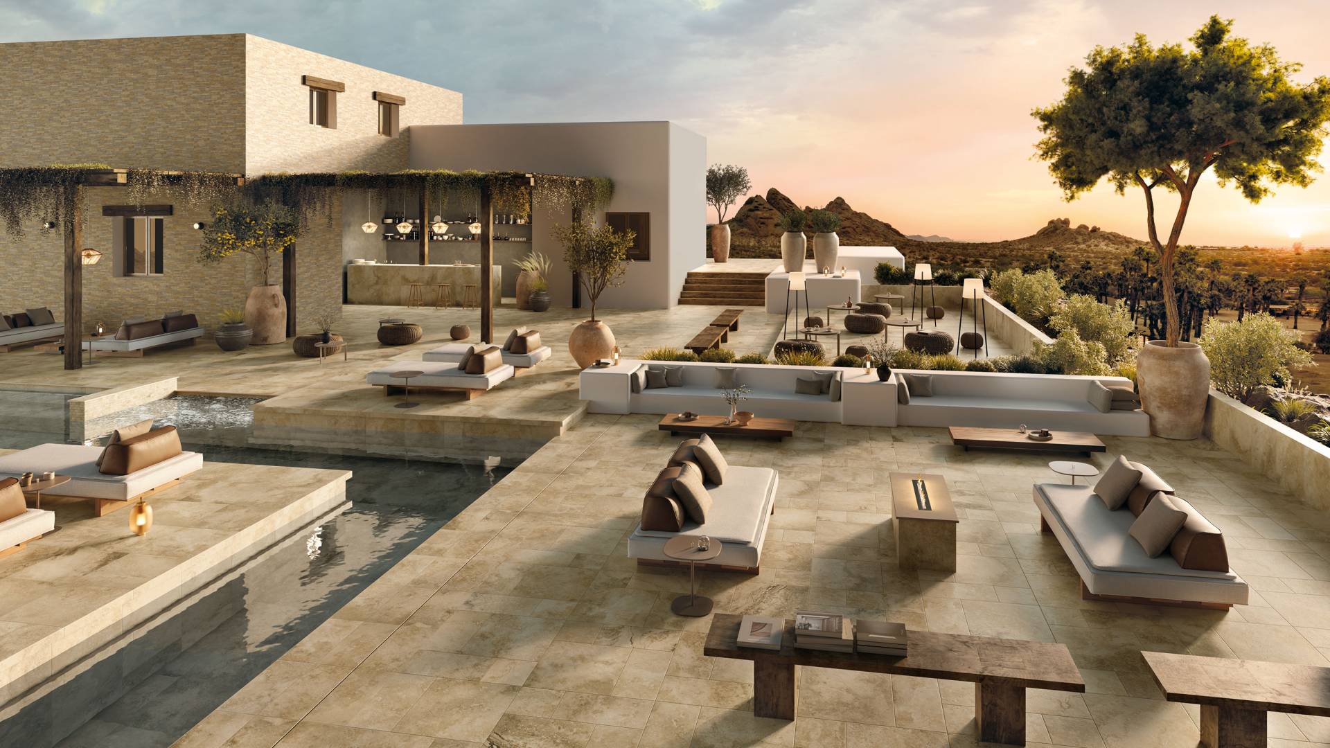 Travertine Design Project. Meet the american look.